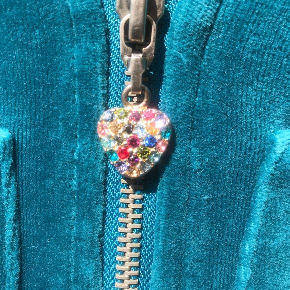 Juicy Couture velour crystal embelished hoodie - Picture 8 of 10